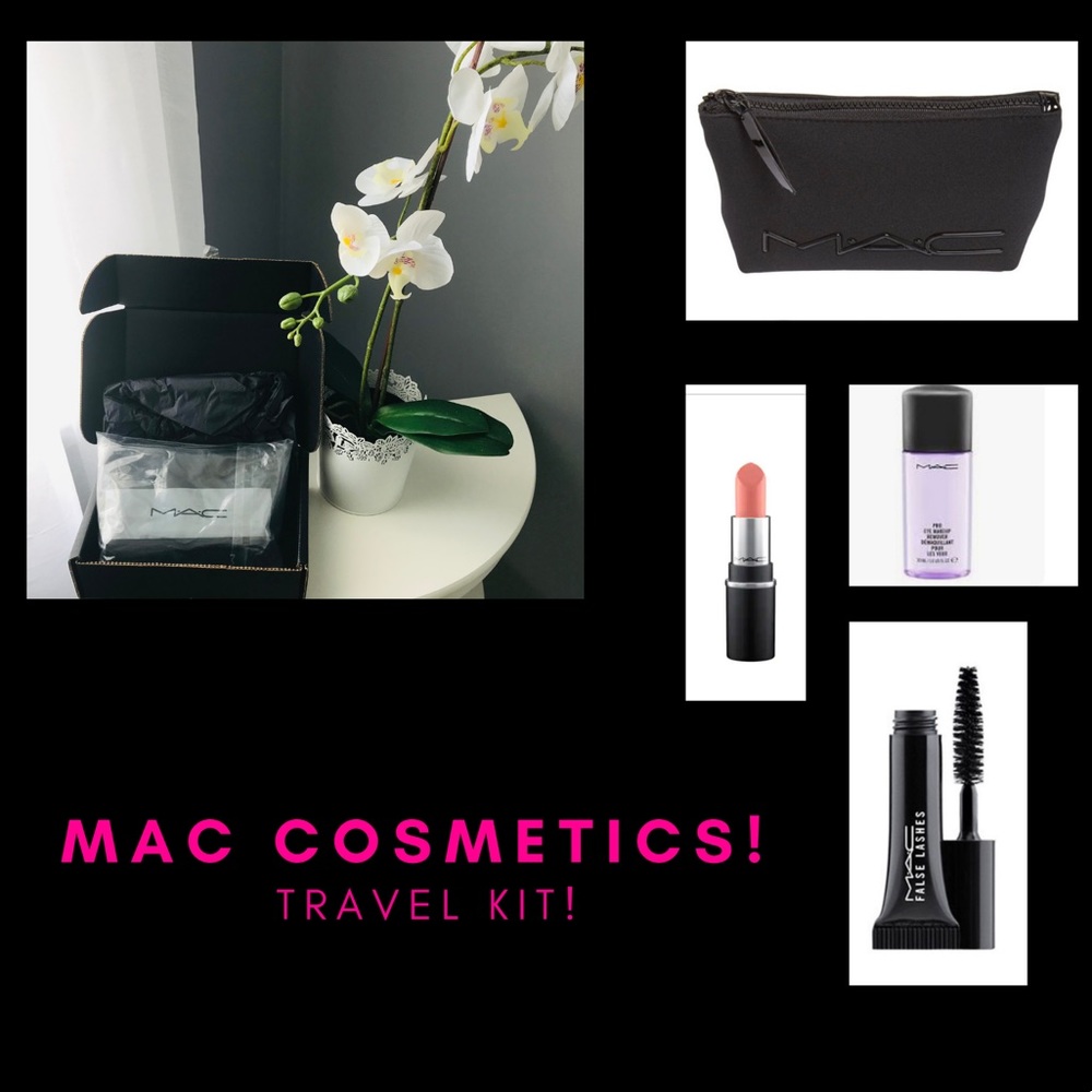 MAC Cosmetics Bag Lipstick💄 Mascara & Remover